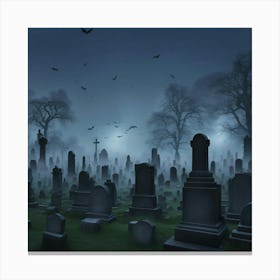 Graveyard 1 Canvas Print