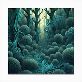 Fantasy Forest 30 Canvas Print