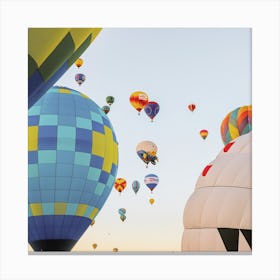 Hot Air Balloon Morning Ride Canvas Print