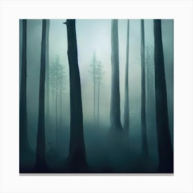 Dark Forest Canvas Print