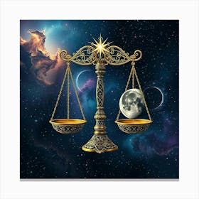 Scales Of Justice 2 Canvas Print