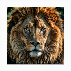 Lion Portrait Canvas Print