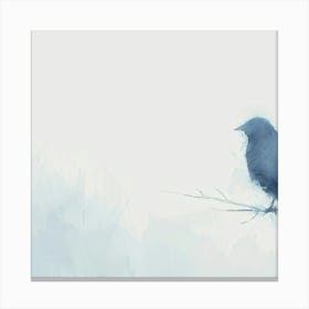 Crow On A Branch Canvas Print