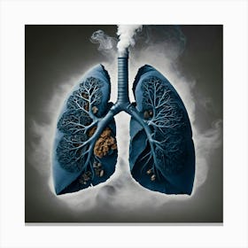 Lungs Stock Videos & Royalty-Free Footage 16 Canvas Print