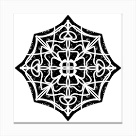 Snowflake Design Canvas Print