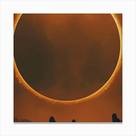 Eclipse Of The Sun Canvas Print