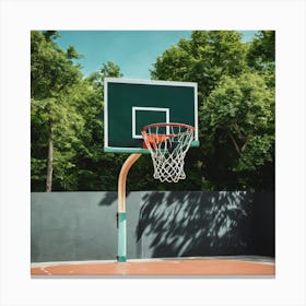 Basketball Court 33 Canvas Print