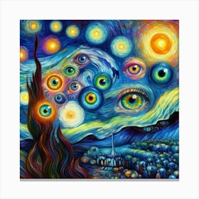 Starry Night 3 Canvas Print