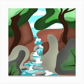 Serenity Flow Canvas Print