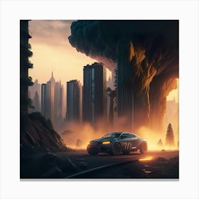 City On Fire (56) Canvas Print
