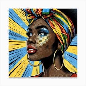 Zulaika Pop African Woman Canvas Print