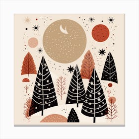 Christmas Trees 1 Canvas Print