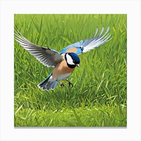 Blue Tit 32 Canvas Print