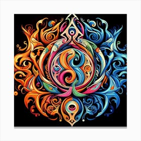 Yin Yang Symbol Canvas Print