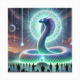 Serpentis Aura Of Calm Canvas Print