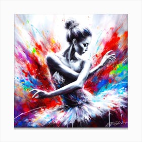 Ballerina Girl - Ballerina Poses Canvas Print