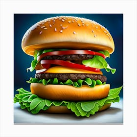 Hamburger Canvas Print