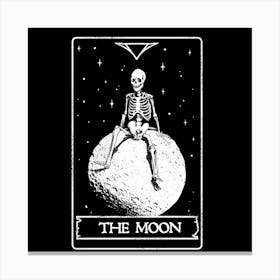The Moon - Death Skull Gift 1 Canvas Print