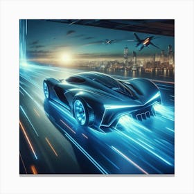 Futuristic Car 14 Canvas Print