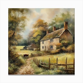 Country Cottage..9 Canvas Print