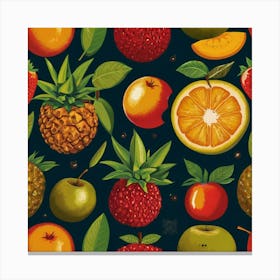 Fruit Pattern 1 Canvas Print