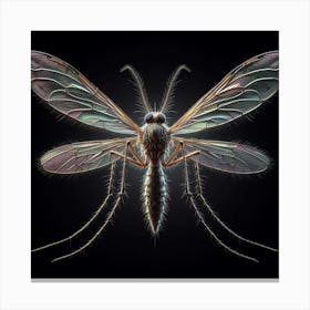 Mosquito - Mosquito Stock Videos & Royalty-Free Footage 3 Canvas Print