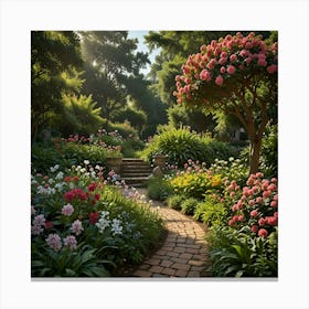 Garden Path 1 Canvas Print