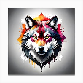 Wolf Head 9 Canvas Print