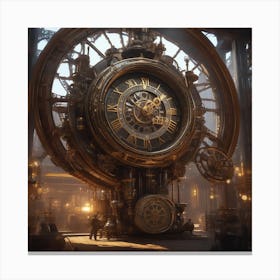 Clocks Canvas Print