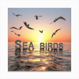 Sea Birds Canvas Print