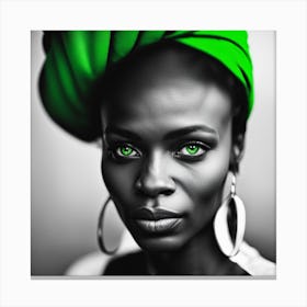 Green Eyes Canvas Print