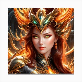 Elven Warrior nm Canvas Print