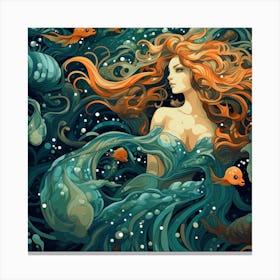 Mermaid 3 Canvas Print