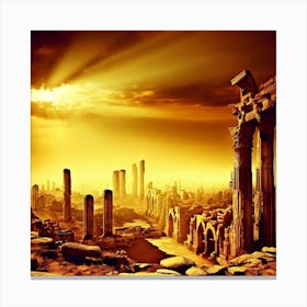 Ancient Ruins Canvas Print