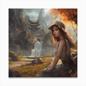 Chinese Girl Canvas Print