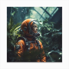 Portrait Of An Astronaut Canvas Print