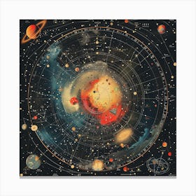 Solar System 1 Canvas Print