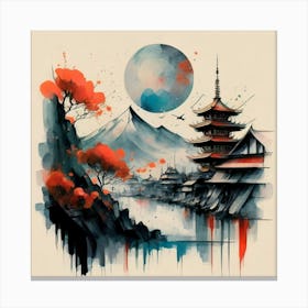 Japanese Painting Canvas Print