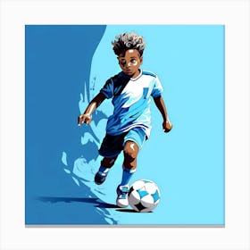 Soccer Player 1 Canvas Print