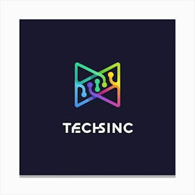 Technic Logo Canvas Print