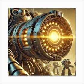 Solar Cannons Juggernauts Converted Canvas Print