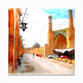 Iran Street Canvas Print