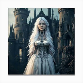 Firefly Sinister Gothic Woman In Mysterious Castle 24544 (2) Canvas Print