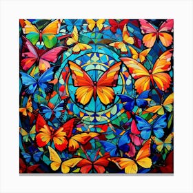 Butterfly Symphony Canvas Print