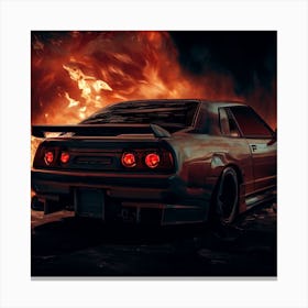 Nissan Gtr Canvas Print