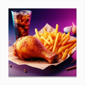 Chicken Food Restaurant83 Canvas Print