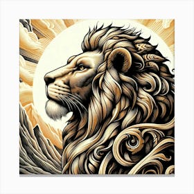 The Lion of the Tribe of Judah Canvas Print