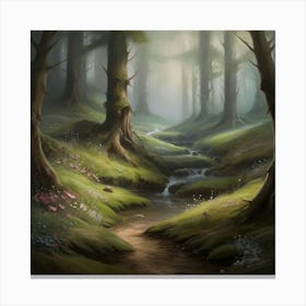 Forest Path Canvas Print