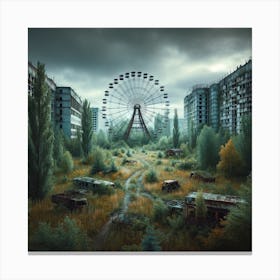 Abandoned City 6 Canvas Print