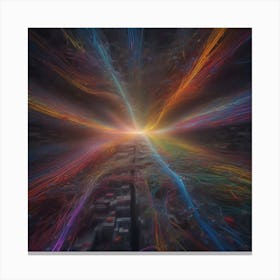 Abstract Space - Space Stock Videos & Royalty-Free Footage Canvas Print